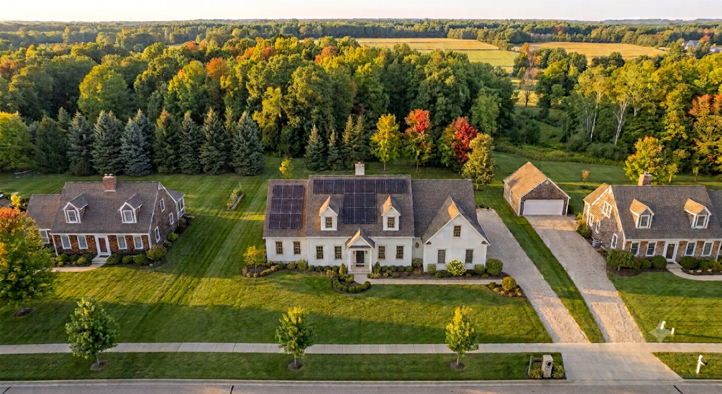 Residential solar roof installation