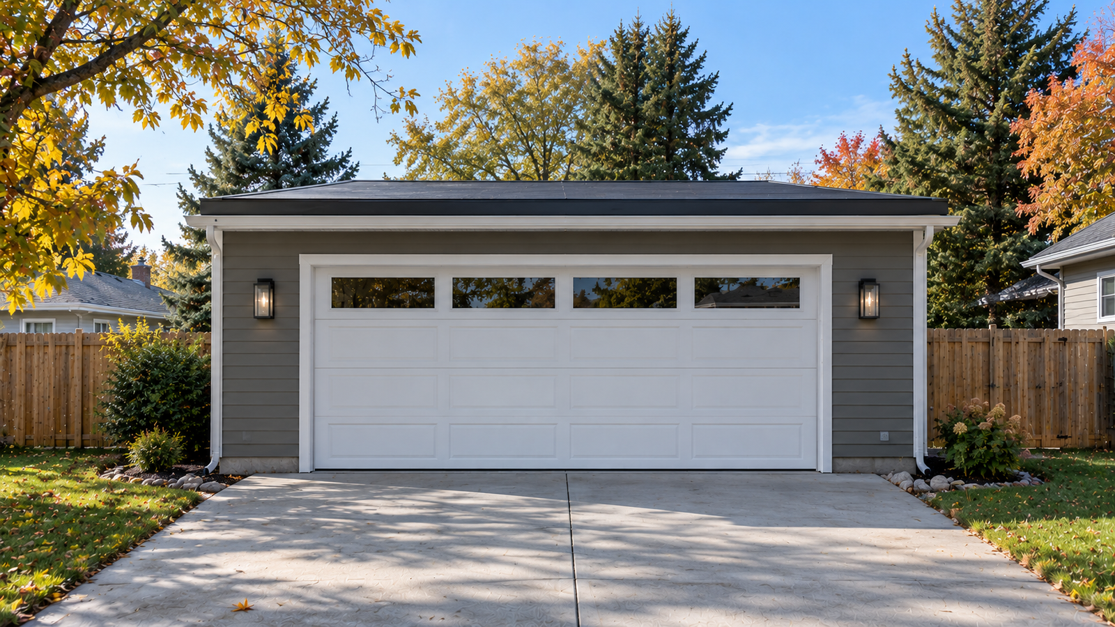 Garage Flat Rubber Roof